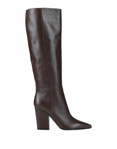 Sergio Rossi Woman Boot Dark brown Soft Leather Cover