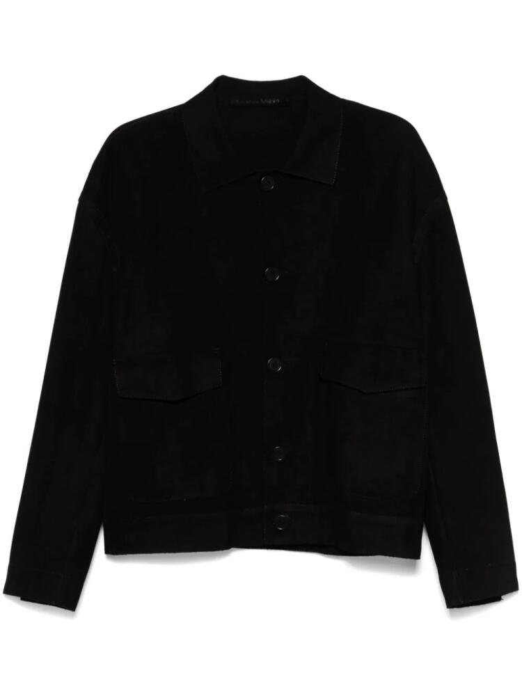 Salvatore Santoro suede jacket - Black Cover