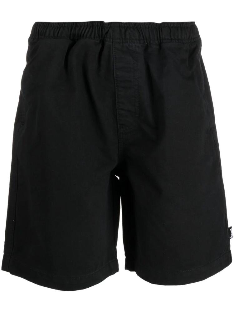 Stüssy elasticated-waistband bermuda shorts - Black Cover