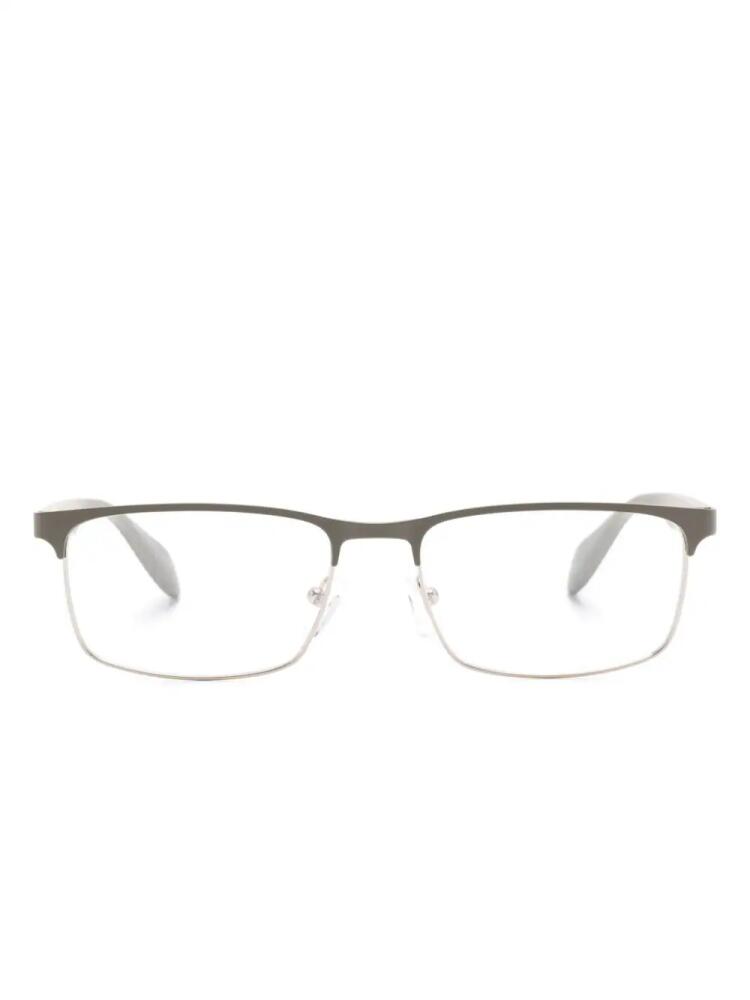 Emporio Armani rectangle-frame glasses - Grey Cover