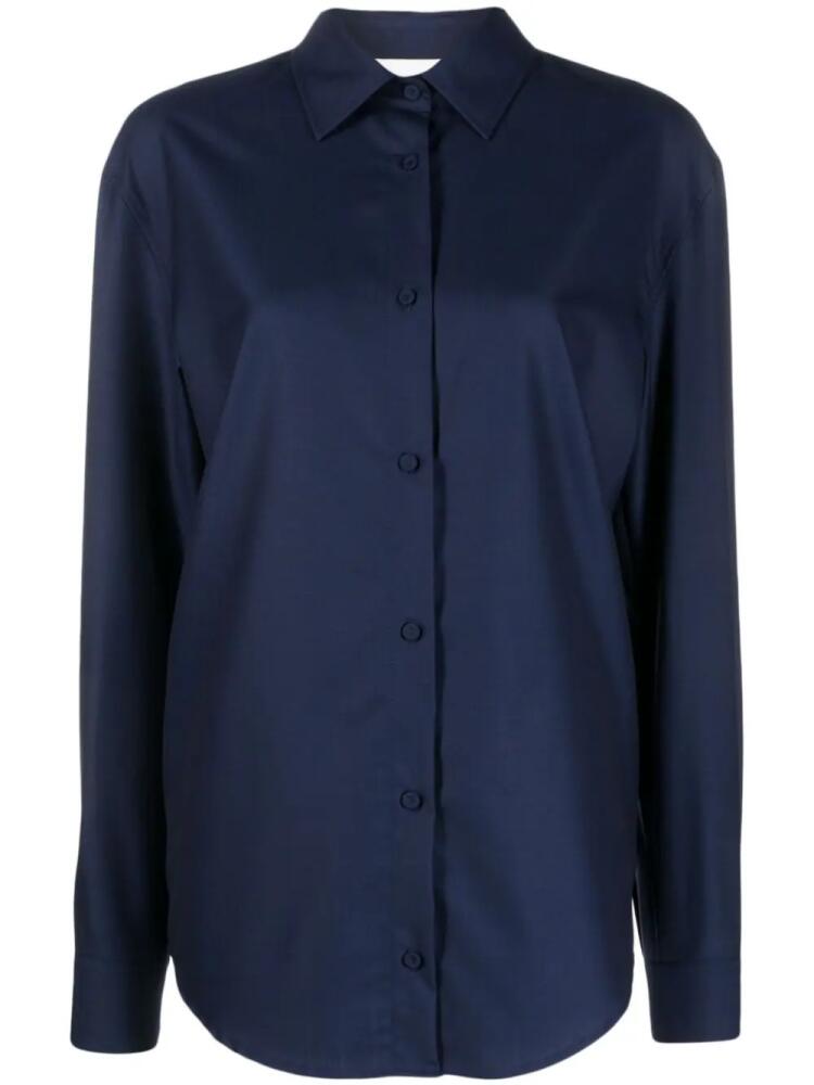 ARMARIUM long-sleeve wool shirt - Blue Cover