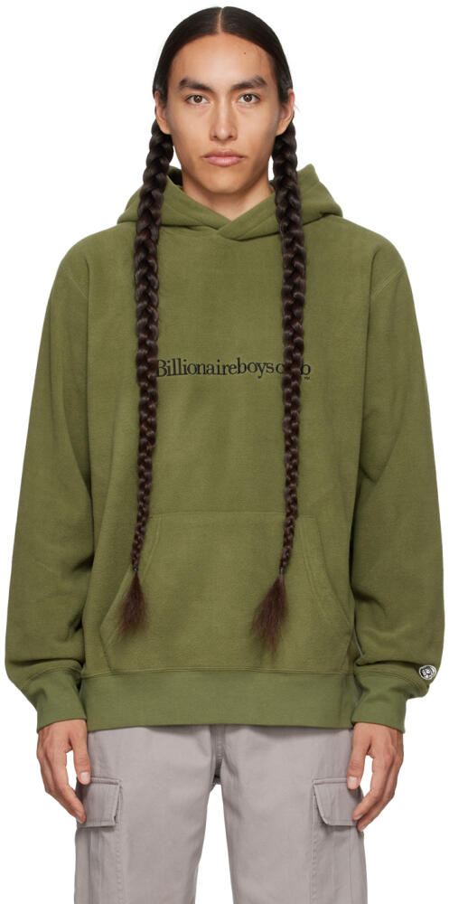 Billionaire Boys Club Green Embroidered Hoodie Cover