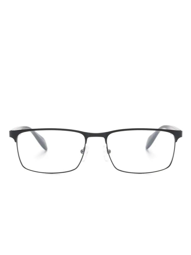 Emporio Armani rectangle-frame glasses - Black Cover