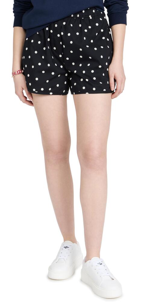 Clare V. St Martin Shorts Black & White Polka Dot Cover