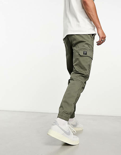 Pull & Bear cargo pants in khaki-Green Cover