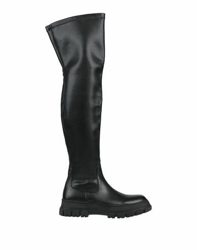 181 Woman Boot Black Soft Leather Cover