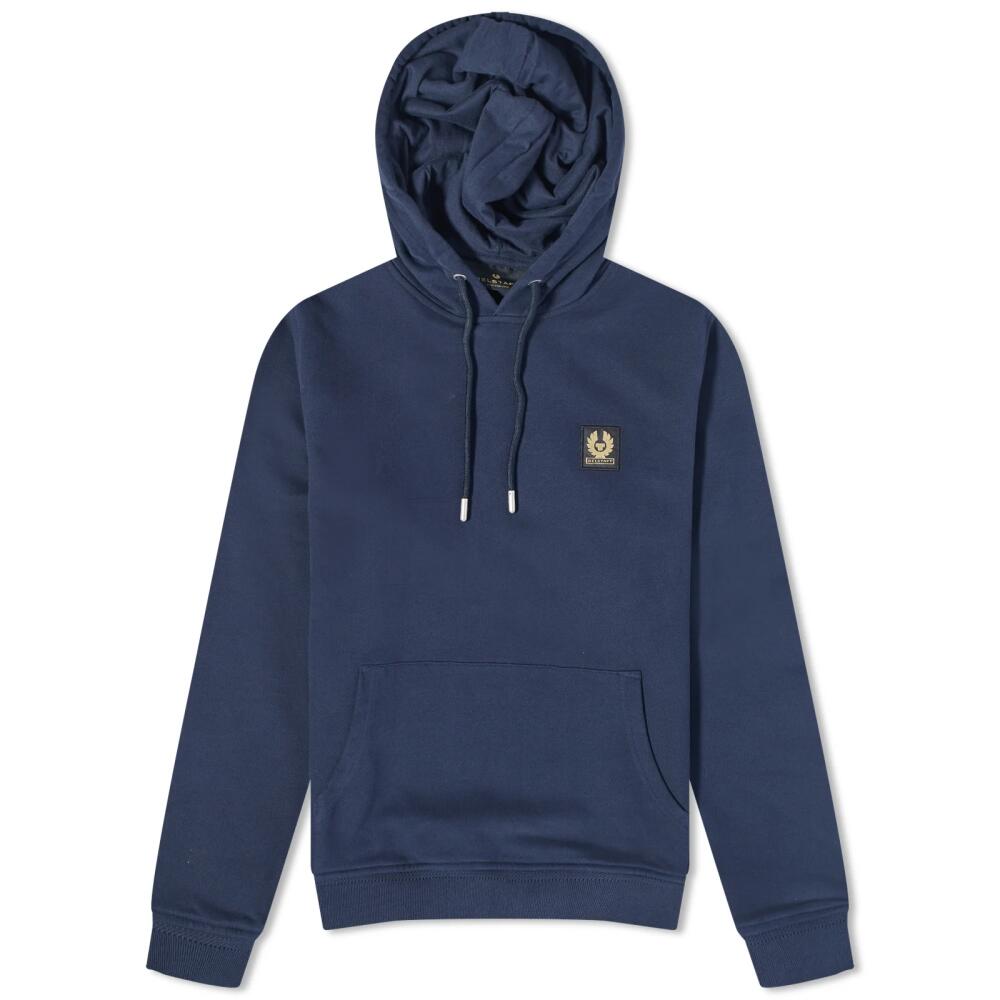 Belstaff Men's Patch Popover Hoody in Dark Ink Cover