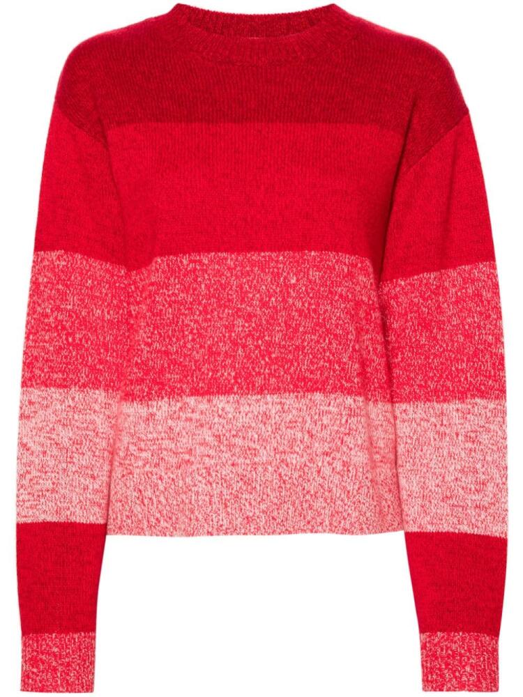 Ba&Sh Candy striped cashmere jumper - Red Cover