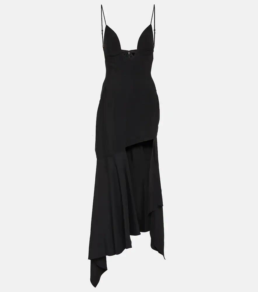 Mugler Paneled midi dress Cover