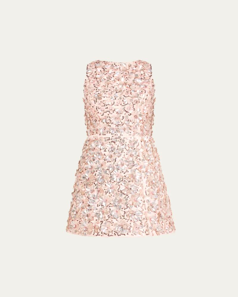 Alice + Olivia Lindsey Sequined Mini Gown Cover