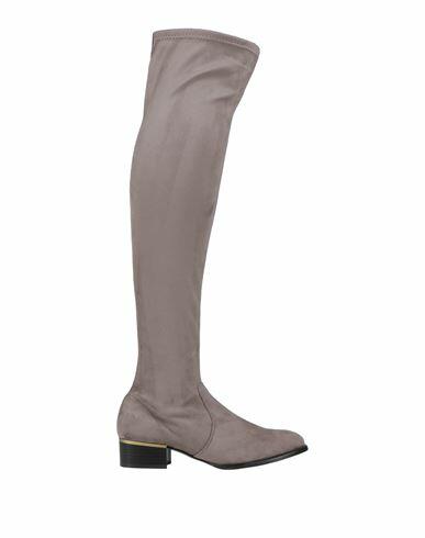 Cuplé Woman Boot Dove grey Textile fibers Cover