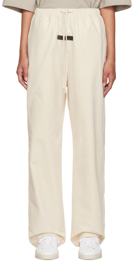 Fear of God ESSENTIALS Off-White Relaxed Lounge Pants Cover