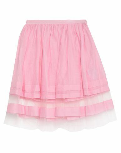 Ermanno Scervino Woman Midi skirt Pink Ramie, Polyamide Cover