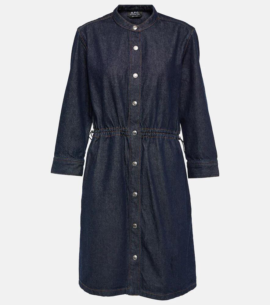 A. P.C. Lorna denim minidress Cover