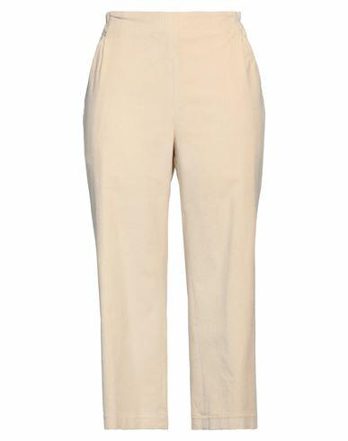 Gentryportofino Woman Pants Cream Cotton, Elastane Cover