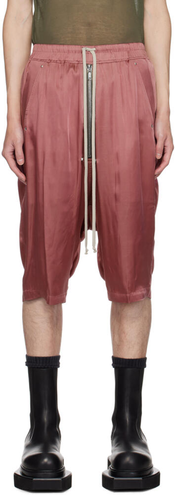 Rick Owens Pink Porterville Bela Pods Shorts Cover