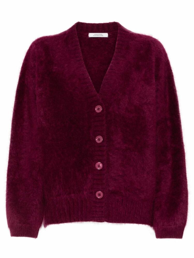 Dorothee Schumacher Fluffy Lxury cardigan - Red Cover