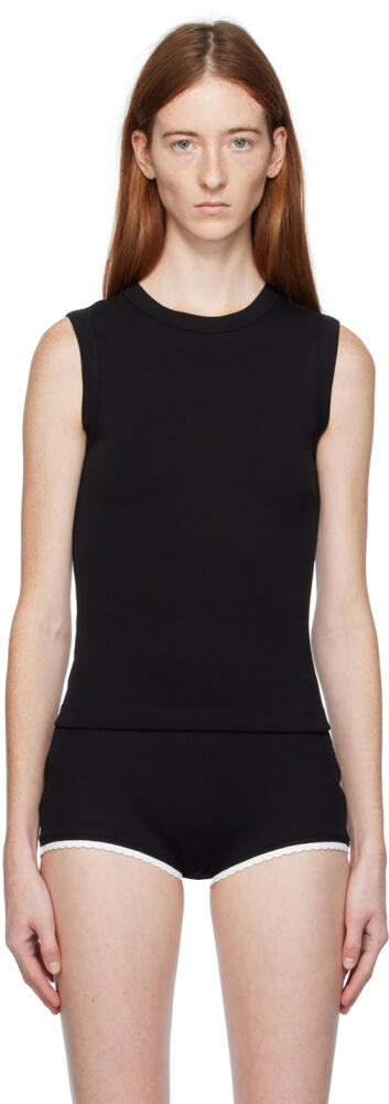 FLORE FLORE Black Esmé Tank Top Cover