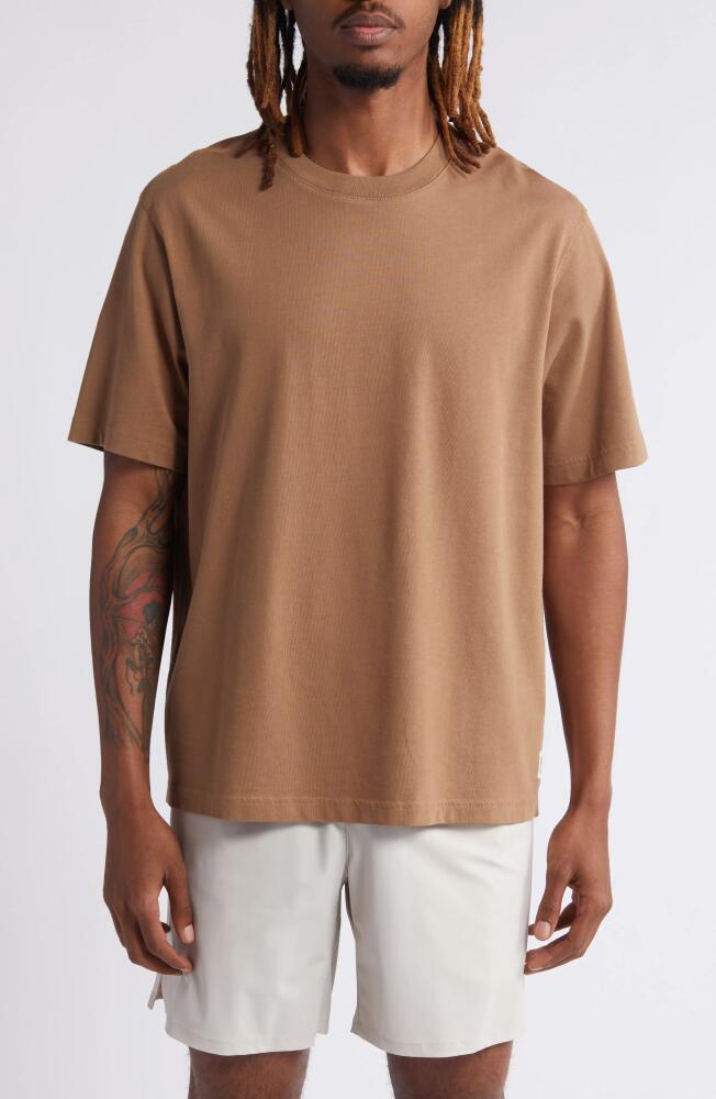 Reigning Champ Midweight Jersey T-Shirt in Clay Cover