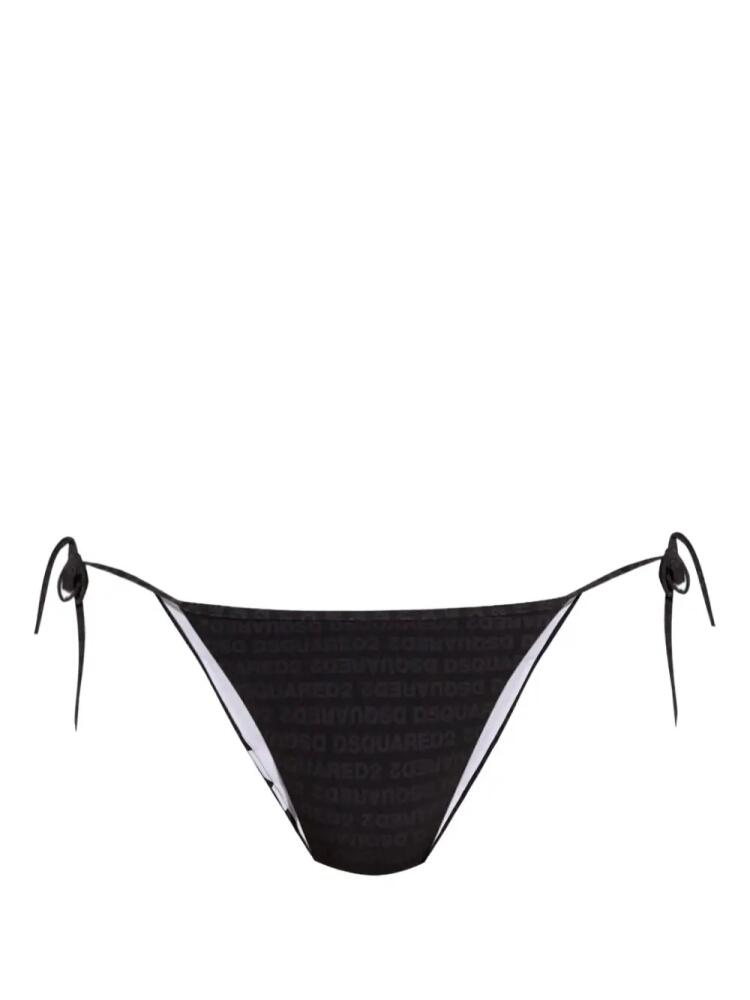 DSQUARED2 Logo-printed bikini - Black Cover