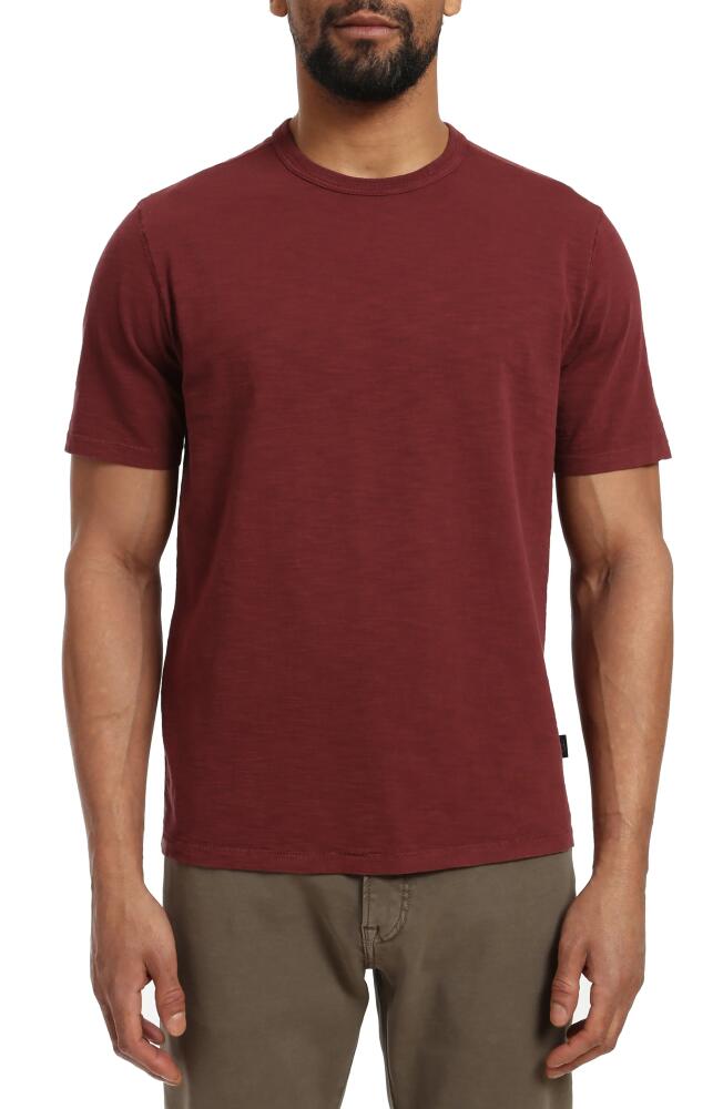 34 Heritage Slub Cotton Crewneck T-Shirt in Port Cover