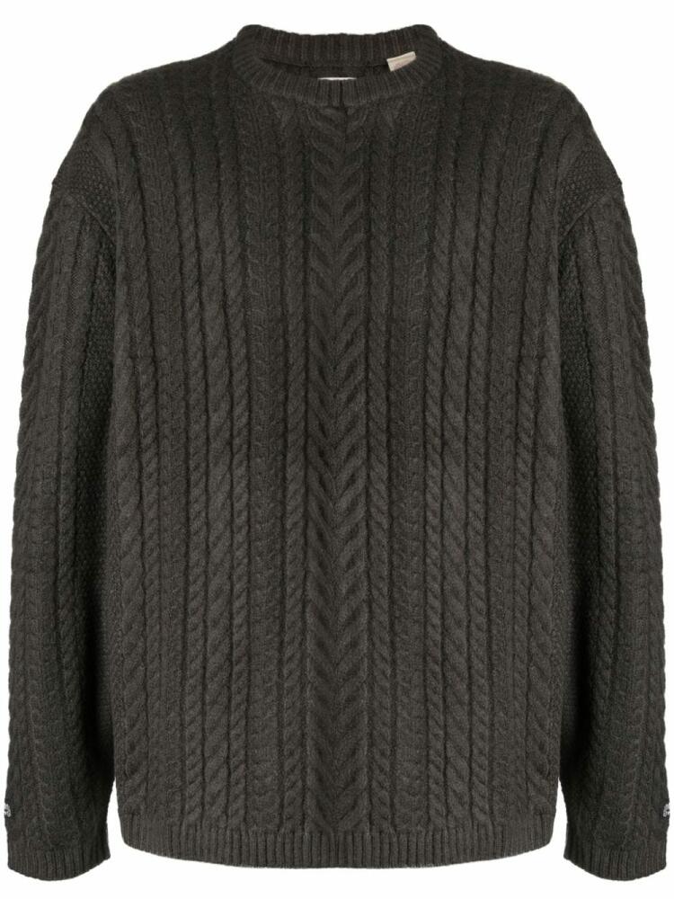 Levi's cable-knit crew-neck jumper - Grey Cover