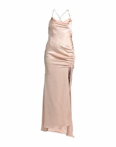 N°21 Woman Maxi dress Sand Cupro Cover