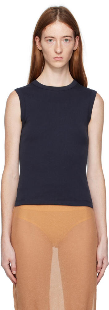 FLORE FLORE Navy Esmé Tank Top Cover