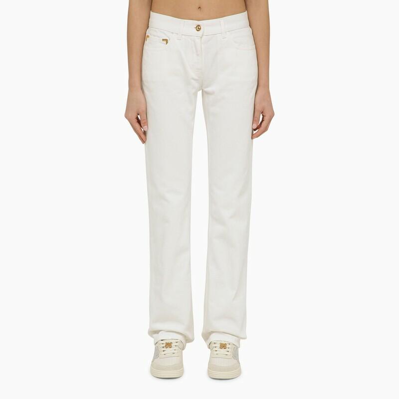 Palm Angels White cotton trousers Cover