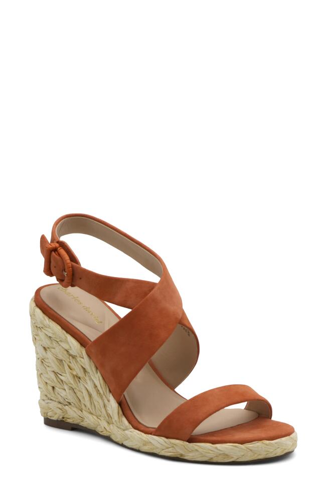 Charles David Russell Espadrille Wedge Sandal in Papaya Cover