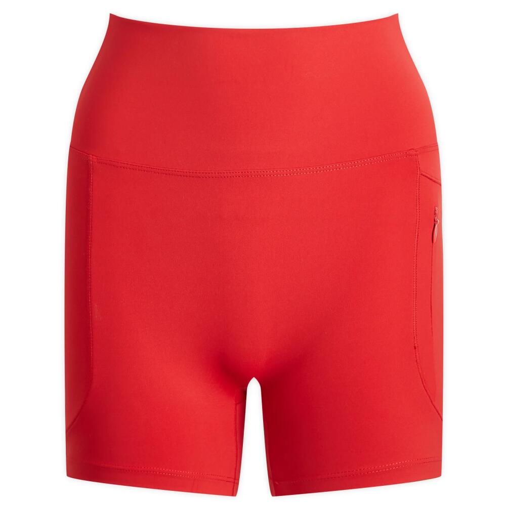 Adanola Women's Ultimate Ultra Crop Pocket Shorts in Red Cover