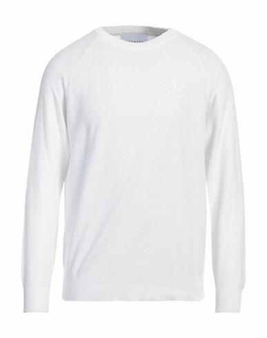 Richmond X Man Sweater White Cotton Cover