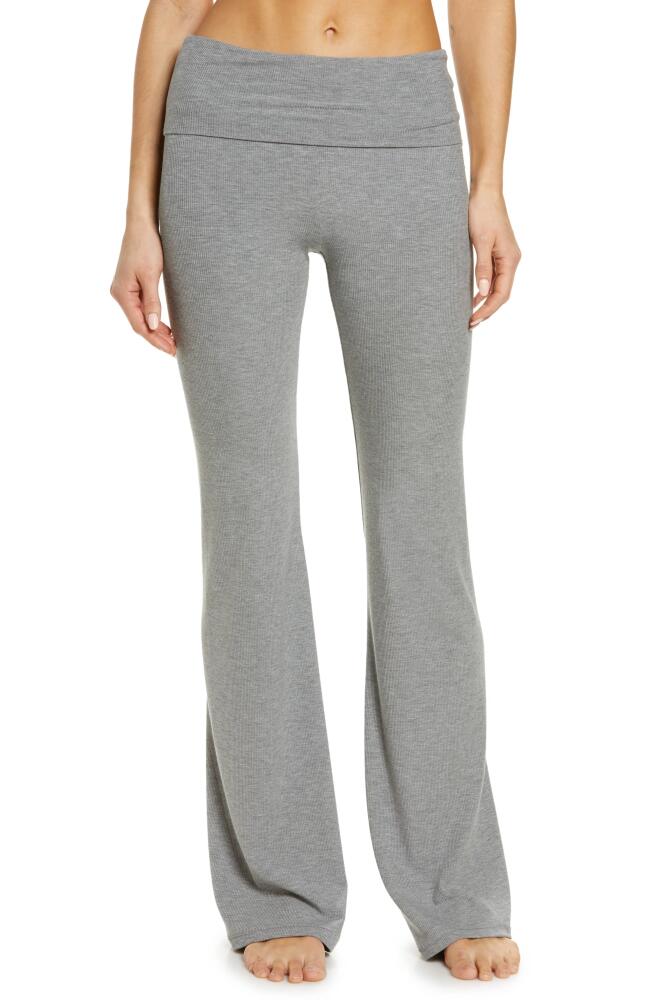 SKIMS Soft Lounge Foldover Pants in Heather Grey Cover