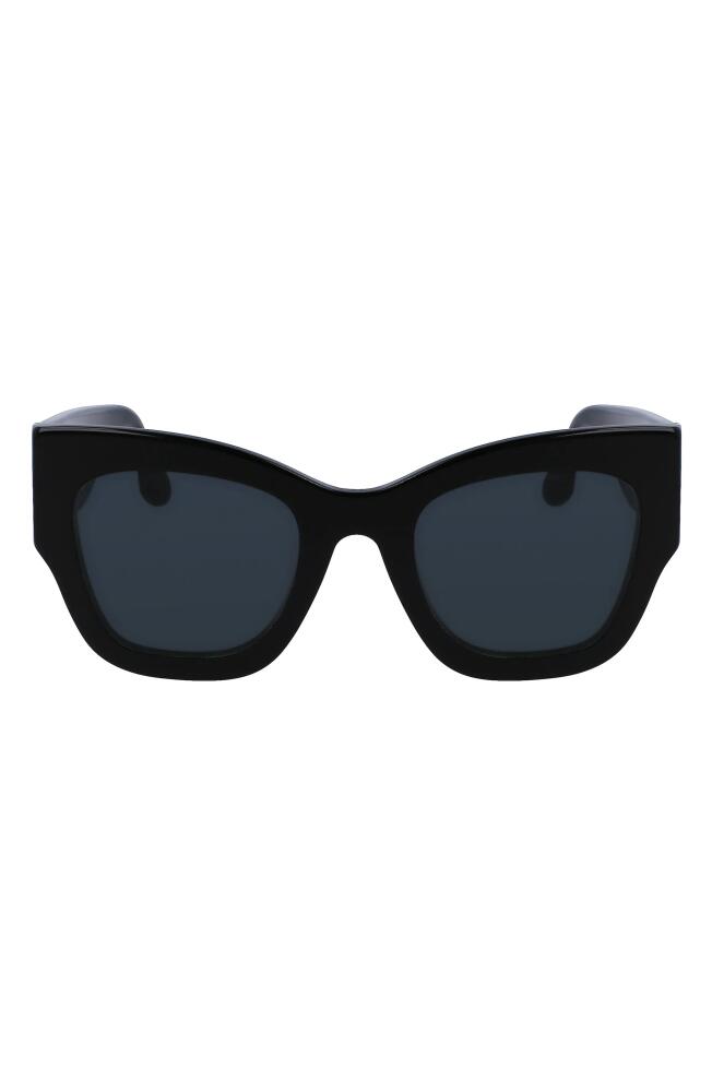 Victoria Beckham 51mm Butterfly Sunglasses in Black Cover