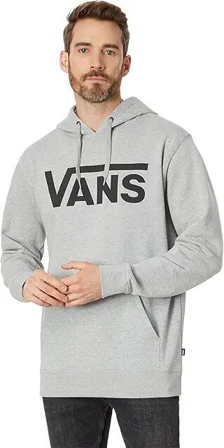 Vans Classic Pullover Hoodie II (Cement Heather/Black) Men's Clothing Cover