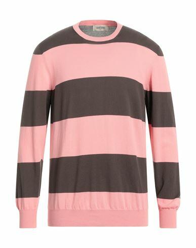 Gran Sasso Man Sweater Pink Cotton Cover