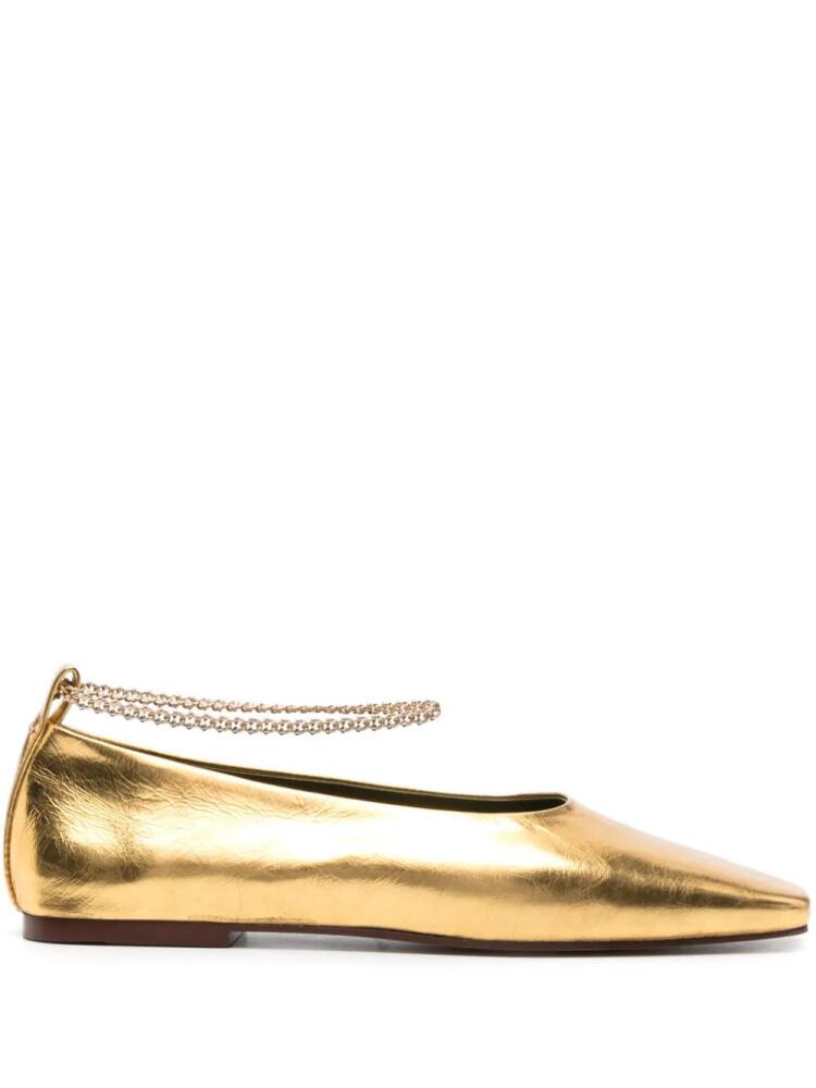 MARIA LUCA Augusta ballerina shoes - Gold Cover