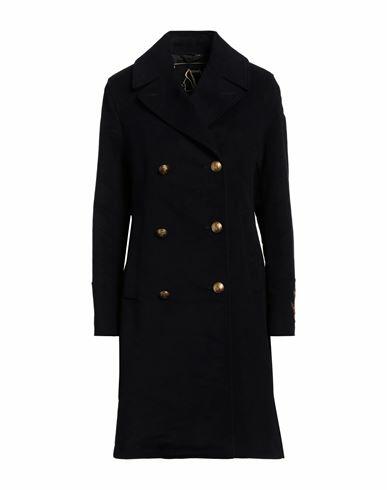 Sealup Woman Coat Midnight blue Cotton Cover