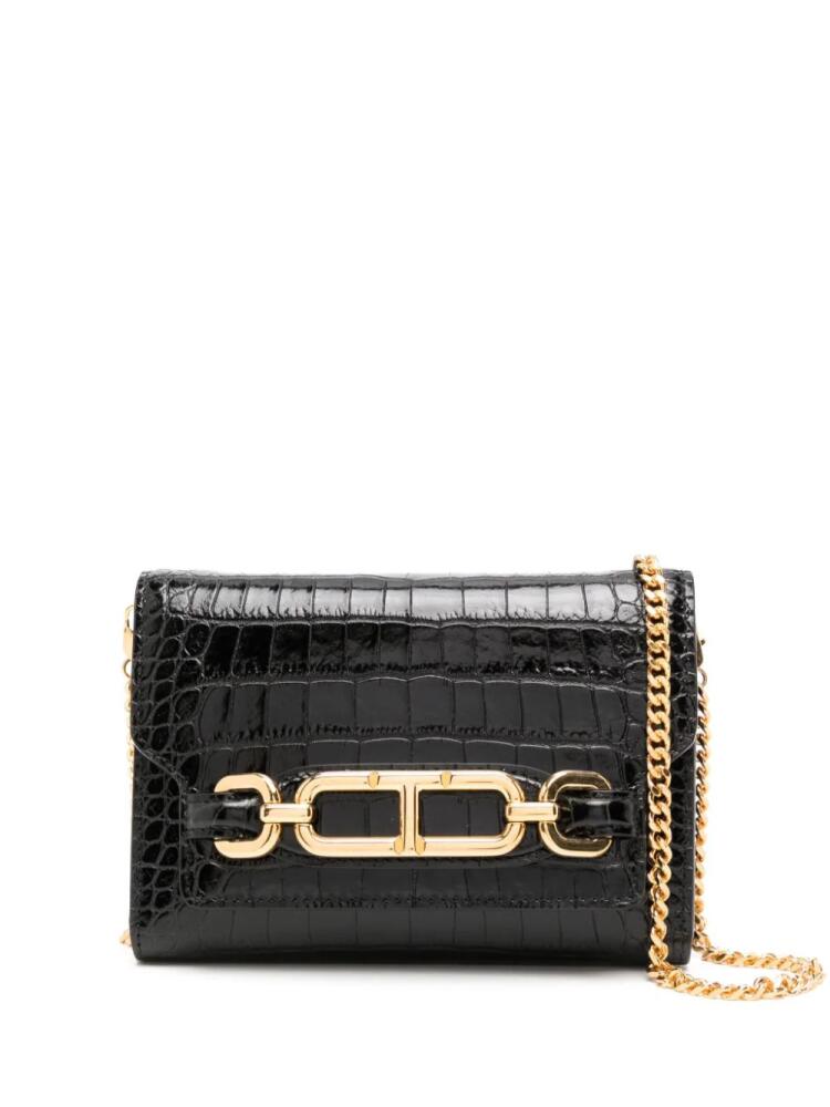 TOM FORD mini Whitney clutch bag - Black Cover