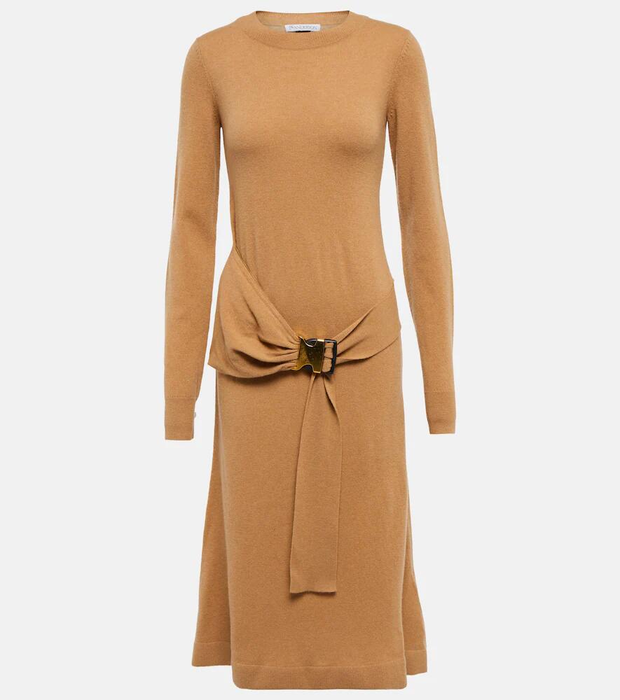 JW Anderson Bucked wool midi dress Cover