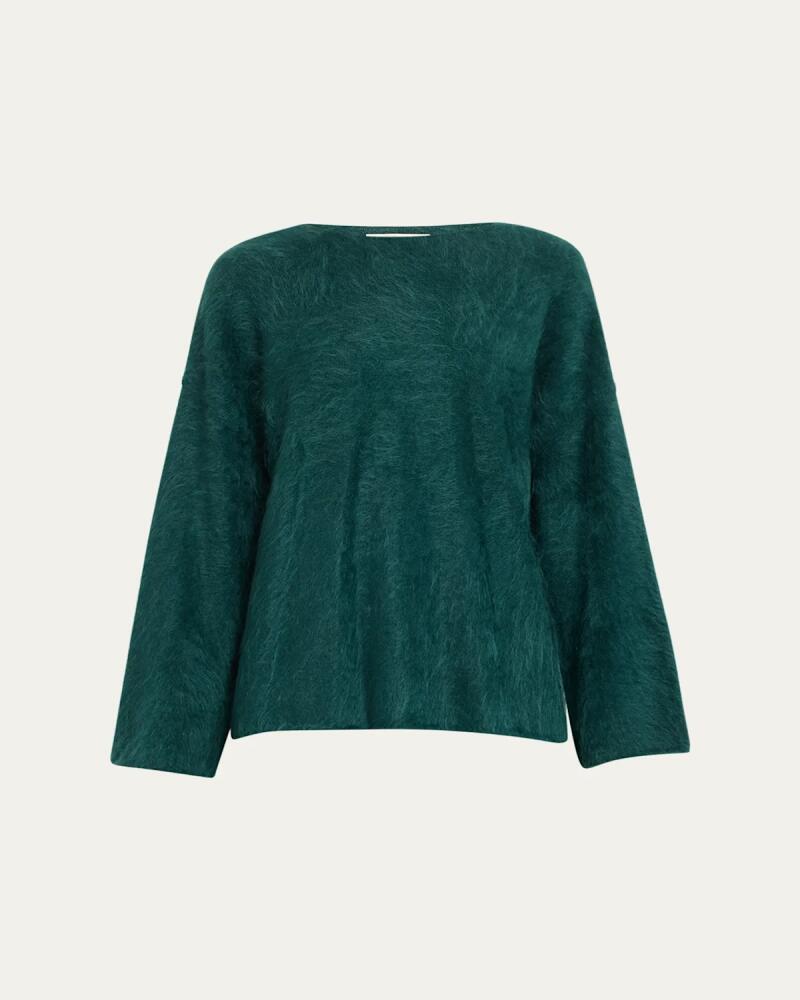 Jason Wu Collection Brushed Cashmere Knit Crewneck Sweater Cover