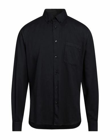 Agnona Man Shirt Midnight blue Cotton, Lyocell Cover