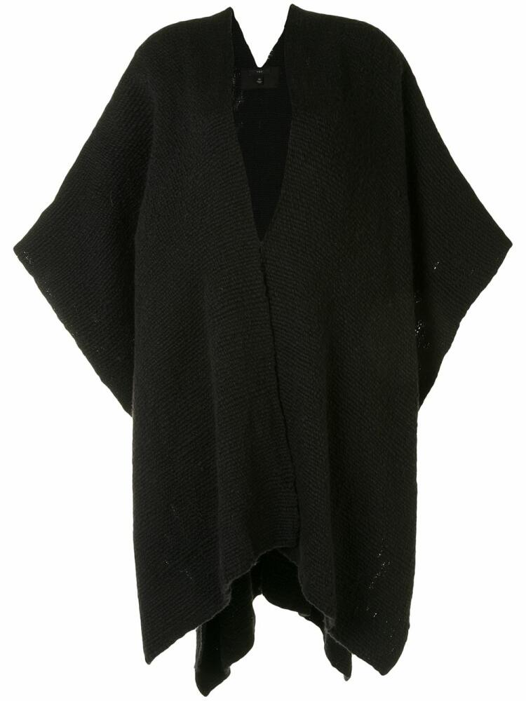 VOZ short Flammé Duster cardigan - Black Cover