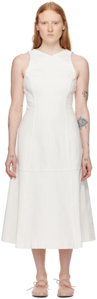 Proenza Schouler Off-White Proenza Schouler White Label Arlet Denim Midi Dress Cover