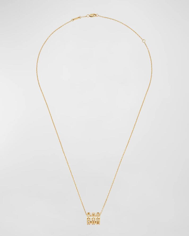 DINH VAN Pulse Pendant Necklace with Diamonds Cover