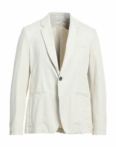 Officina 36 Man Blazer Beige Cotton, Elastane Cover