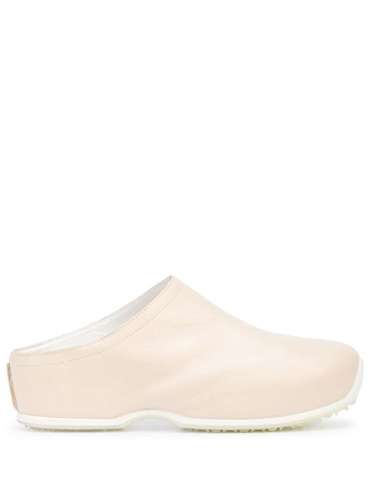 Rosetta Getty slip-on leather sneakers - Neutrals Cover