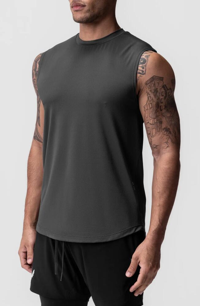 ASRV AeroSilver Muscle Tee in Space Grey Cover