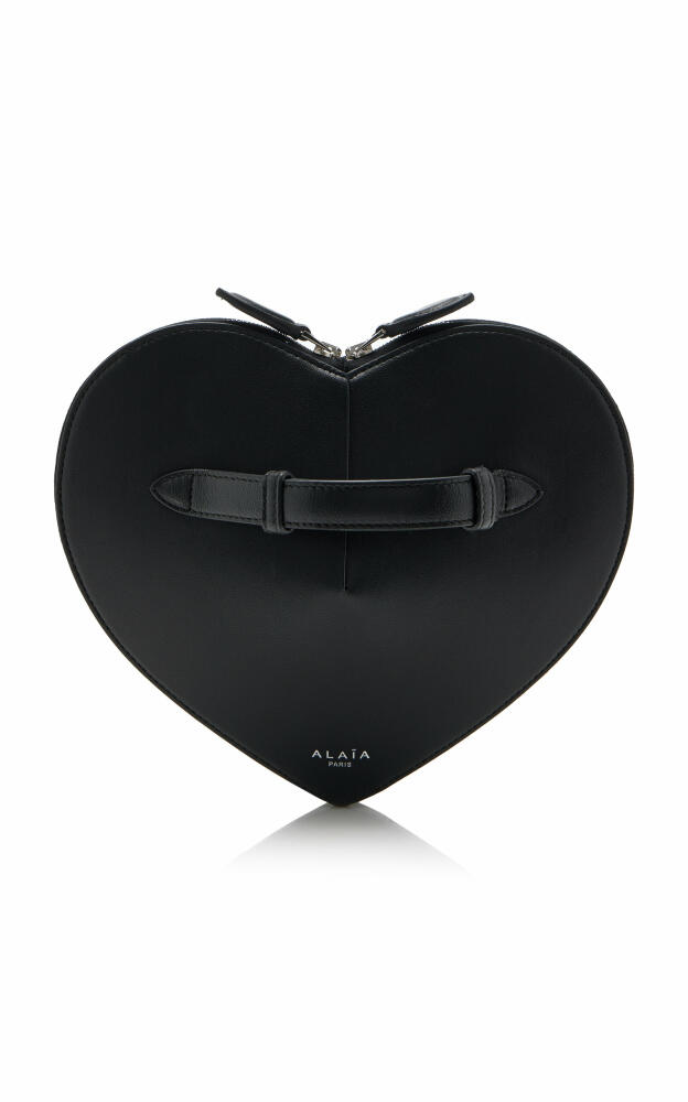 ALAA - Le Coeur Leather Clutch - Black Cover