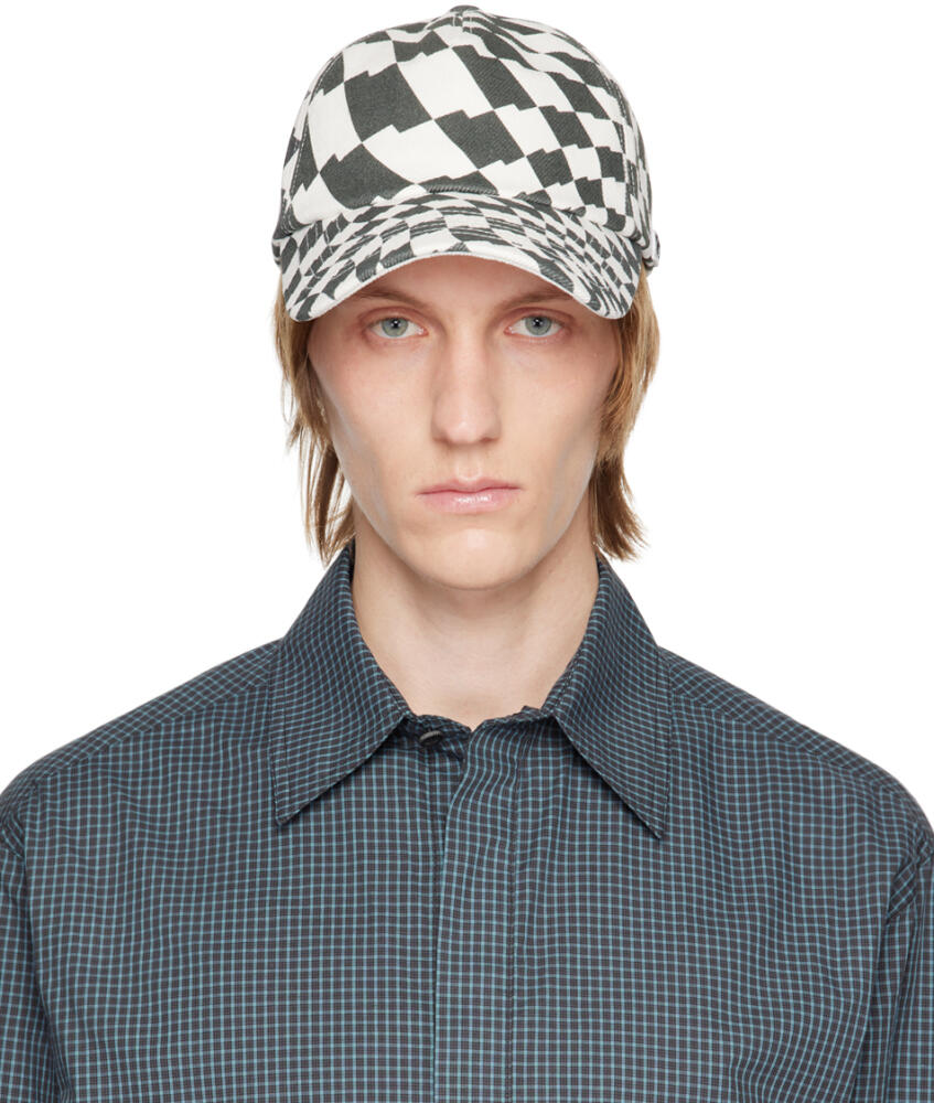 ADER error Black & White Check Cap Cover